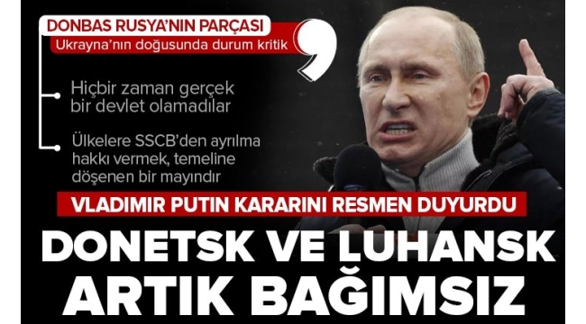 Rusya-Ukrayna Krizinde Son Dakika... Putin, Dünyanın Beklediği Kararı ...