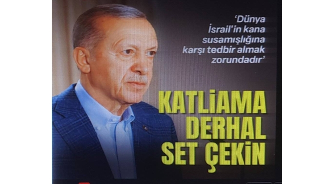 Başkan Erdoğan'dan AK Parti Teşkilatlarına bayram mesajı! Filistin vurgusu: Kana susamış İsrail durdurulmalı  